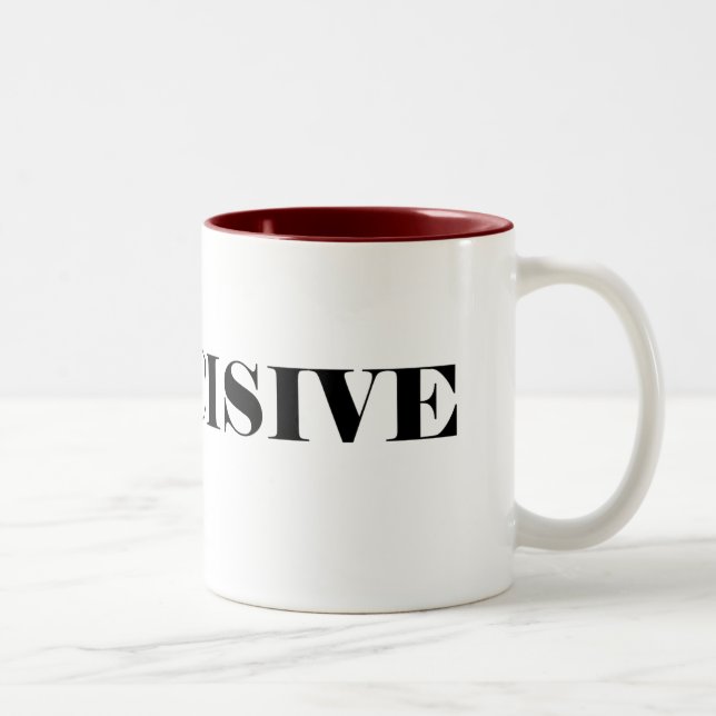 INDECISIVE Two-Tone COFFEE MUG (Right)