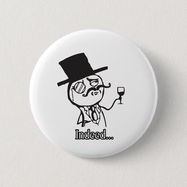 Indeed Lulzsec Pinback Button (Front)