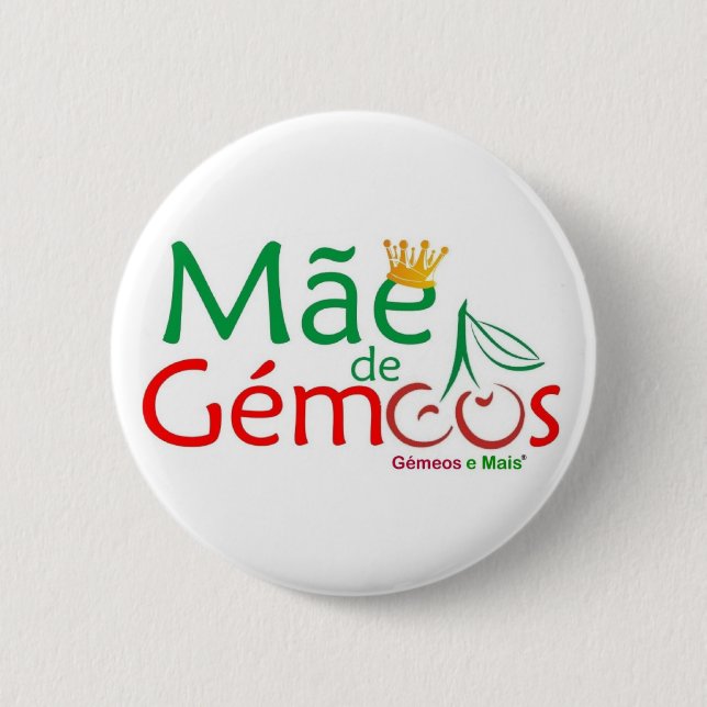 Indentification badge Mother of Twins Button (Front)