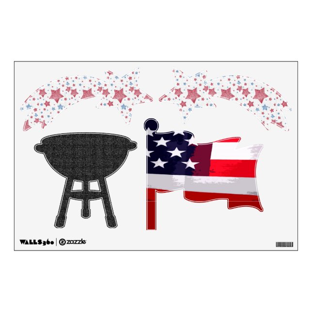 Independance Day Wall Decal (Front)