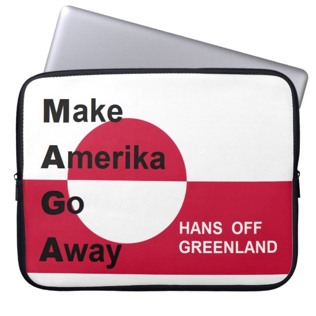 Independant Greenland Laptop Sleeve (Front)