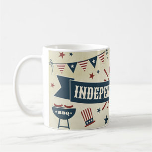 Independence 4th of July patriotic USA mug