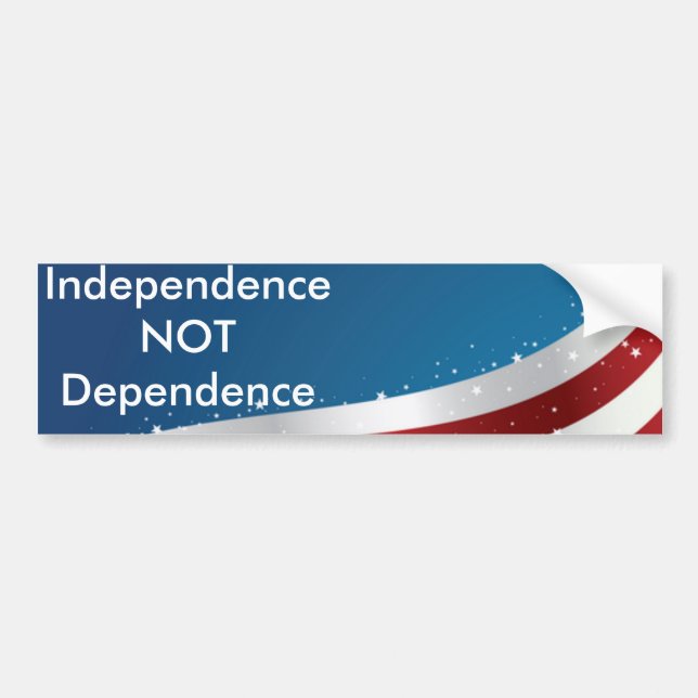Independence Bumper Sticker (Front)