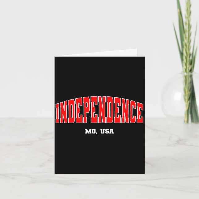 Independence  card (Front)