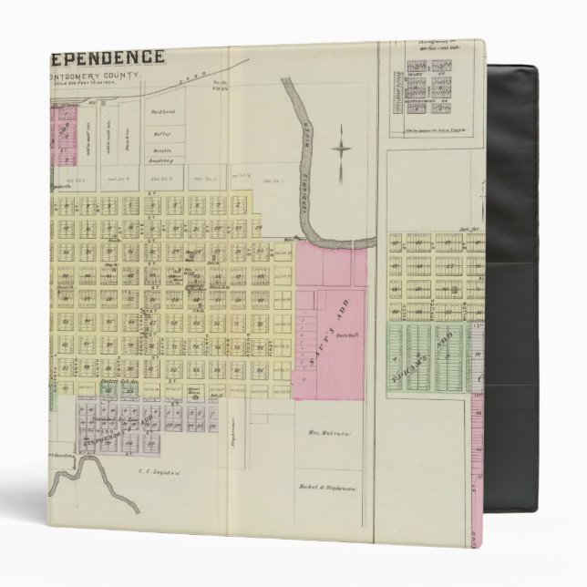 Independence, Coffeyville and Havana, Kansas Binder (Front/Inside)