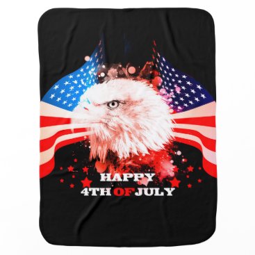 Independence Day4th of jul Baby Blanket Independence Day4th of jul Baby Blanket