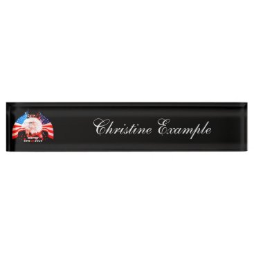 Independence Day4th of jul Desk Name Plate Independence Day4th of jul Desk Name Plate