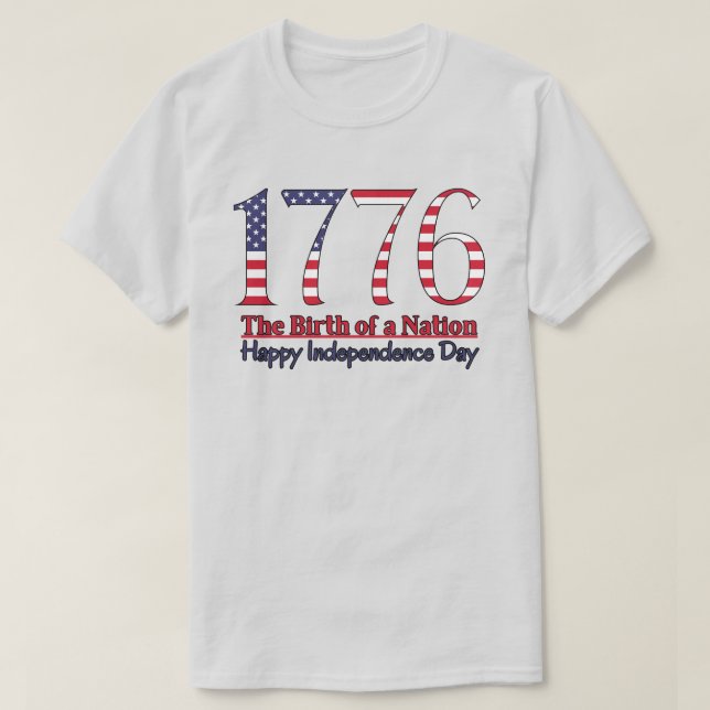 Independence Day 1776 T-Shirt (Design Front)