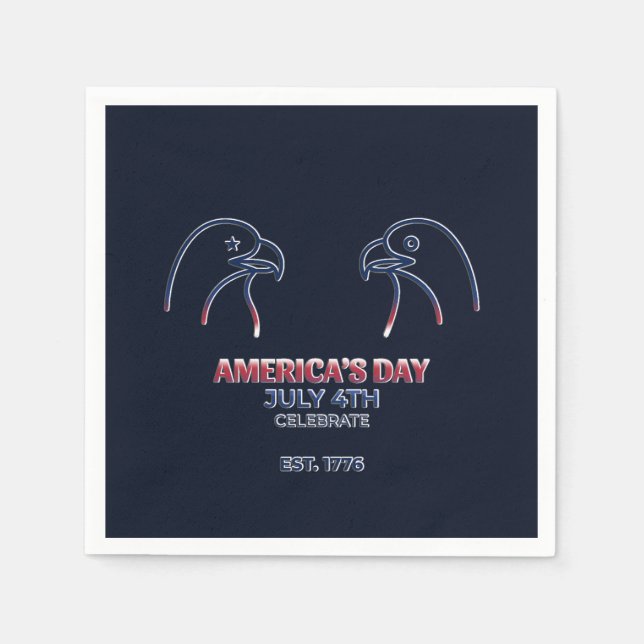 Independence Day 2026 Napkins (Front)