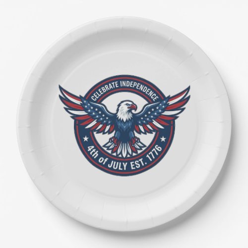 Independence Day 2026 Paper Plates