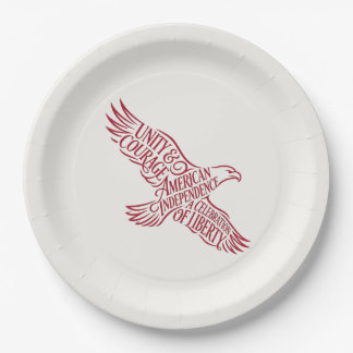 Independence Day 2026 Paper Plates