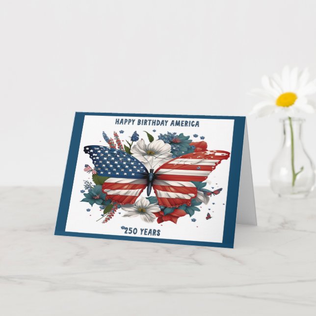 Independence Day 250 Years Card (Small Plant)