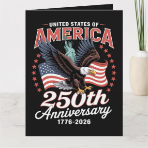 Independence Day 250th Anniversary USA  Card
