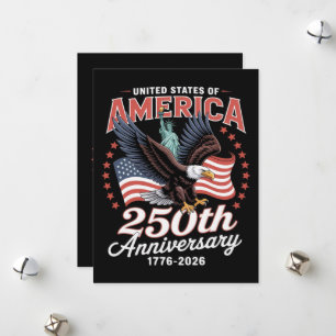 Independence Day 250th Anniversary USA  Holiday Card
