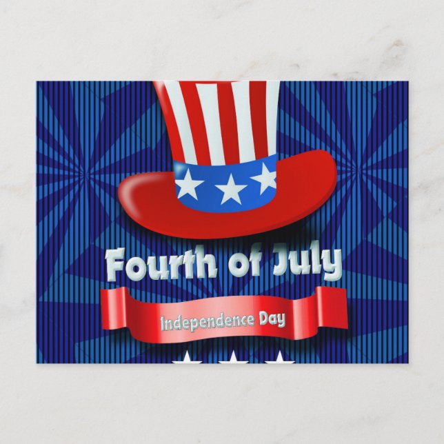 Independence Day/4th July  Holiday Postcard (Front)