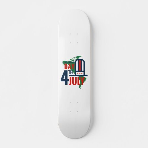 Independence day 4th July shirt Skateboard