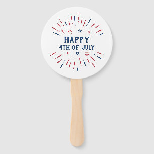 Independence Day 4th Of July Patriotic American Hand Fan