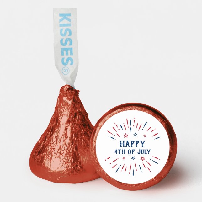 Independence Day 4th Of July Patriotic American Hershey®'s Kisses® (Front)