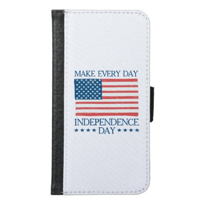 Independence Day 4th of July Retro Samsung Galaxy S6 Wallet Case