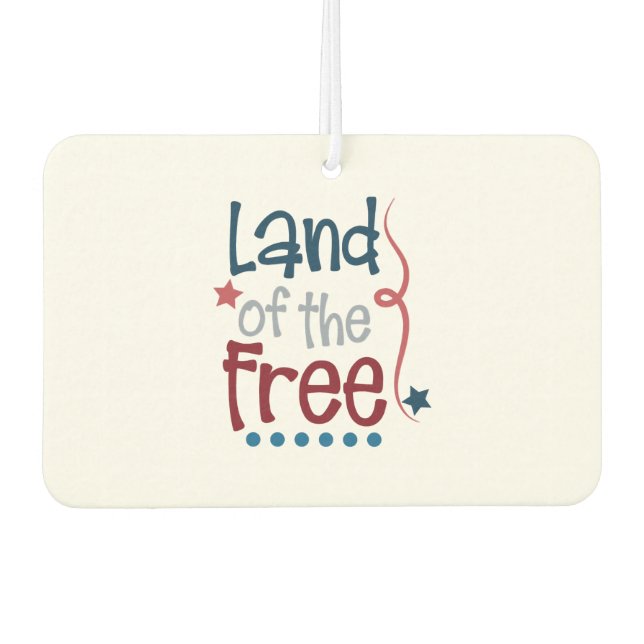 Independence Day Air Freshener (Front)