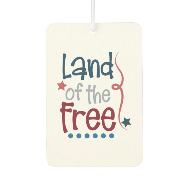 Independence Day Air Freshener (Front)
