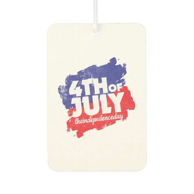 Independence Day Air Freshener (Front)