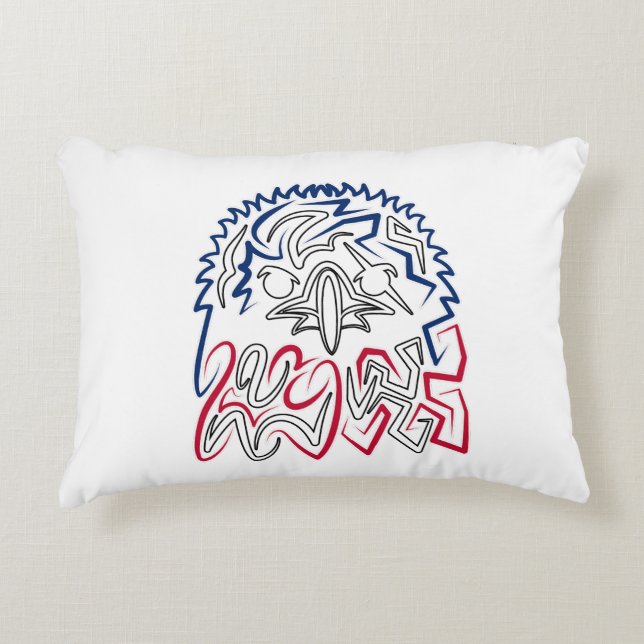 Independence Day American Eagle Accent Pillow (Front)