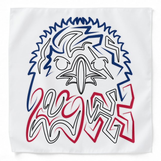 Independence Day American Eagle Bandana (Front)