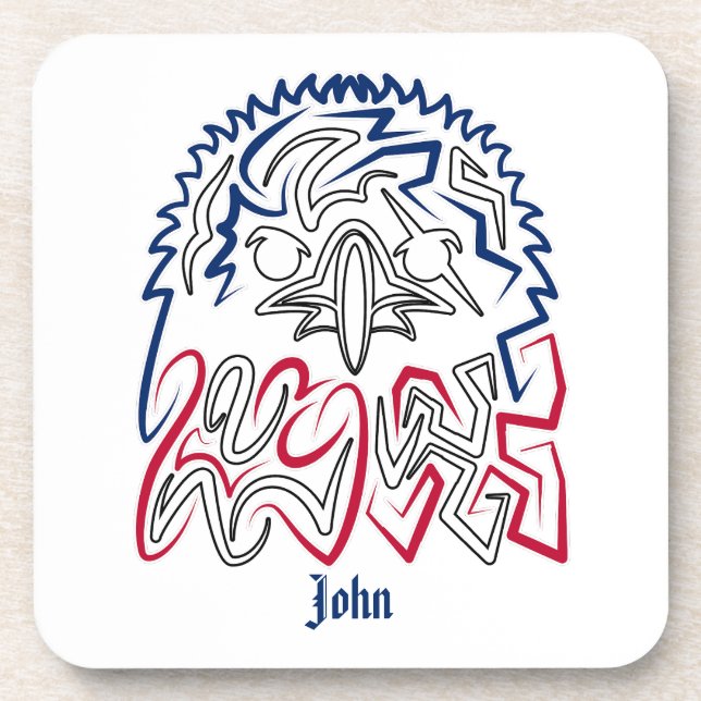 Independence Day American Eagle Beverage Coaster (Front)