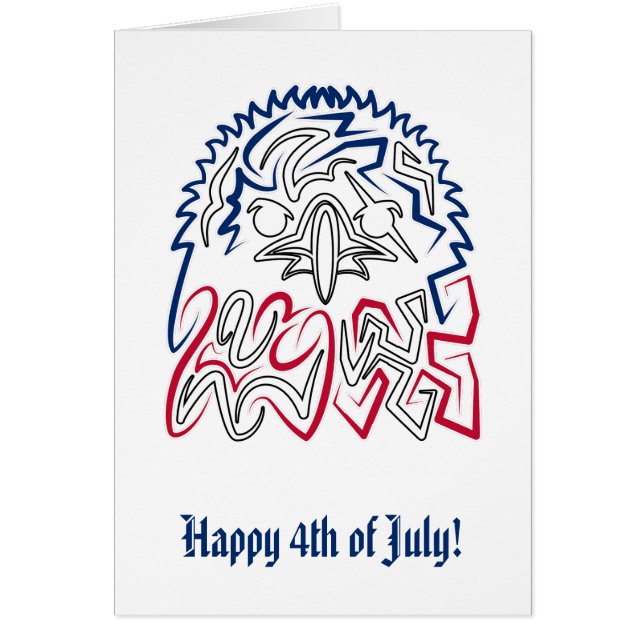 Independence Day American Eagle Cards (Front)