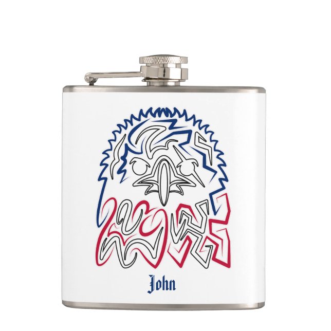 Independence Day American Eagle Flask (Front)