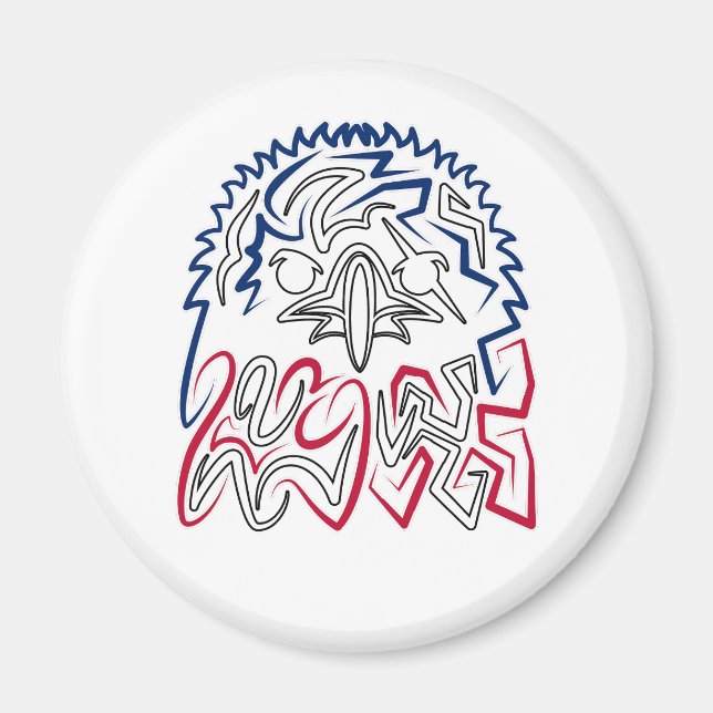 Independence Day American Eagle Magnet (Front)