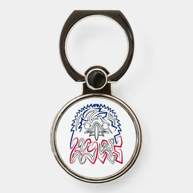 Independence Day American Eagle Phone Ring Stand (Front)