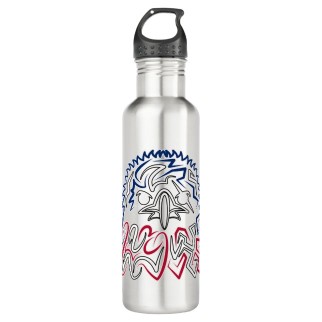 Independence Day American Eagle Stainless Steel Water Bottle (Front)
