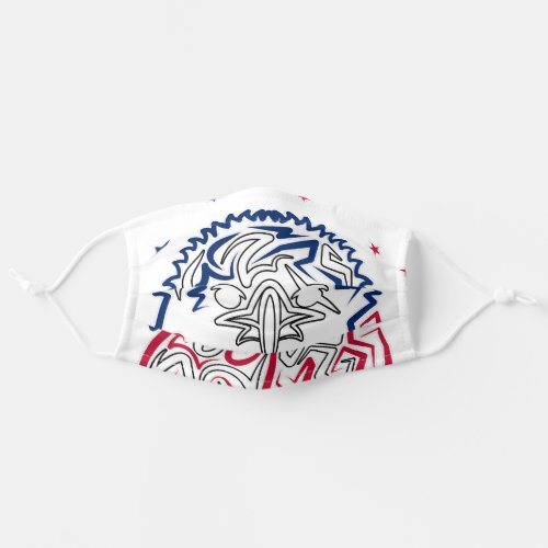 Independence Day American Eagle Stars Adult Cloth Face Mask