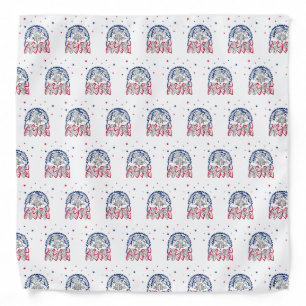 Independence Day American Eagle Stars Bandana