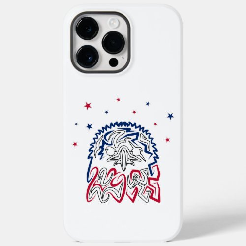 Independence Day American Eagle Stars Case_Mate iPhone 14 Pro Max Case