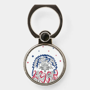 Independence Day American Eagle Stars Phone Ring Stand