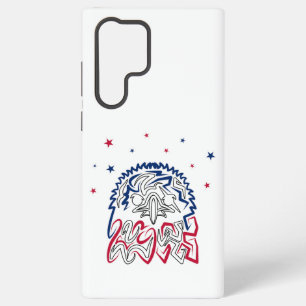 Independence Day American Eagle Stars Samsung Galaxy S22 Ultra Case