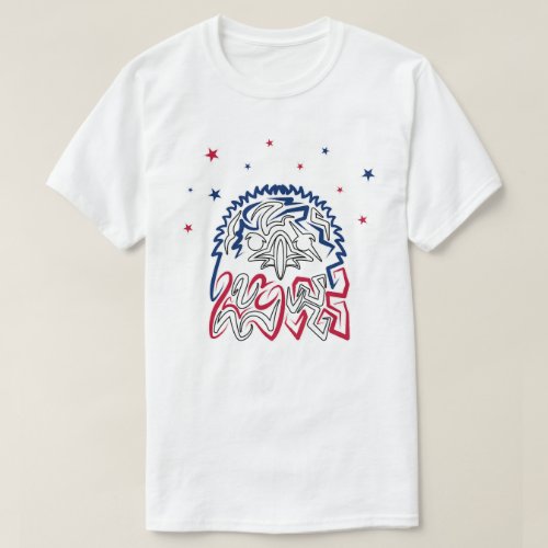 Independence Day American Eagle Stars T_Shirt