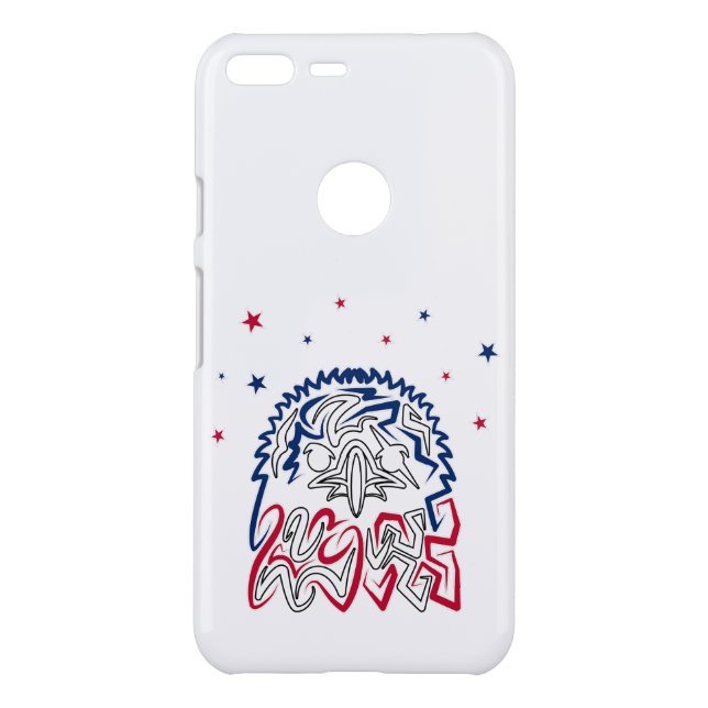 Independence Day American Eagle Stars Uncommon Google Pixel XL Case (Back)