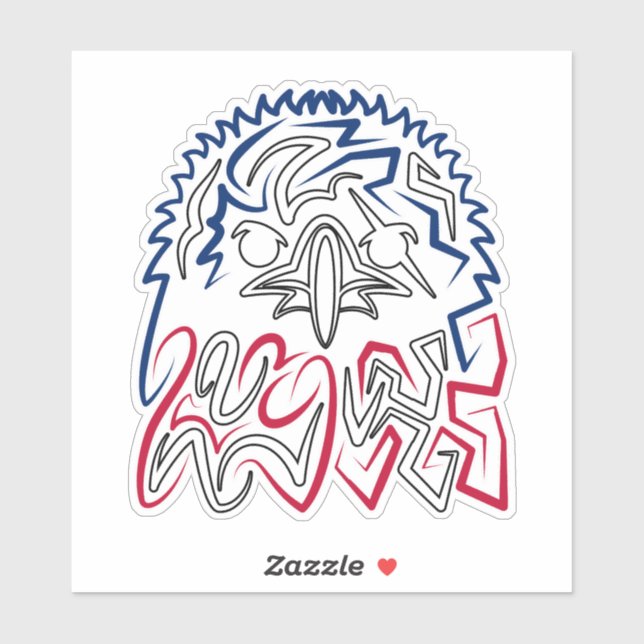 Independence Day American Eagle Sticker (Sheet)