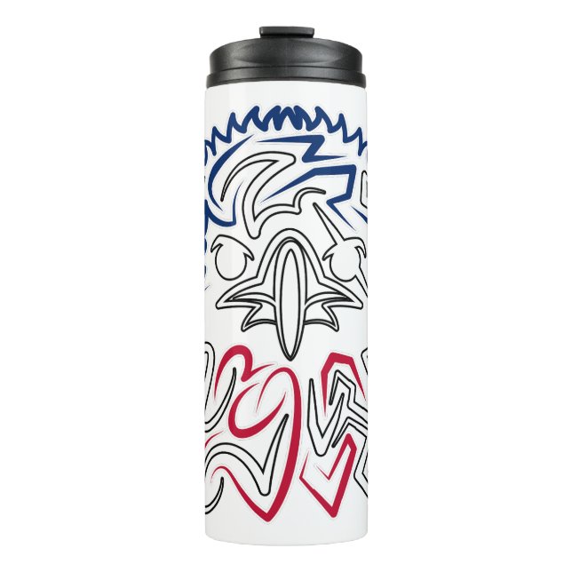 Independence Day American Eagle Thermal Tumbler (Front)
