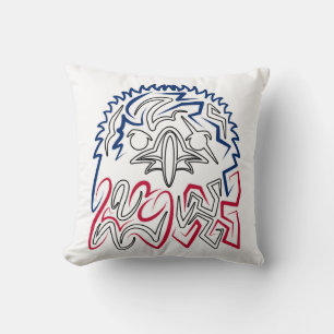 Independence Day American Eagle Throw Pillow