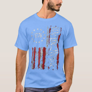 Independence Day American Flag Patriotic 1776 We T T-Shirt