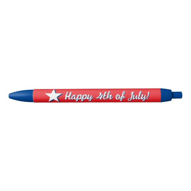 Independence Day American star logo custom writing Pen (Front)