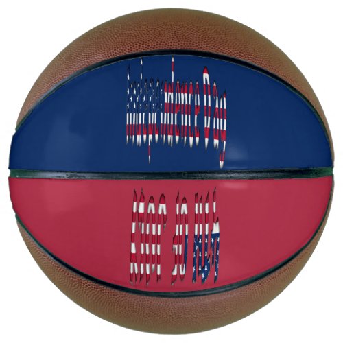 Independence Day and 4th of July Typography USA Basketball