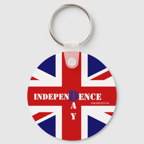 Independence Day Brexit Custom Date 26062016 Keychain