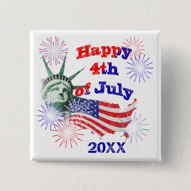 Independence Day Button (Front)