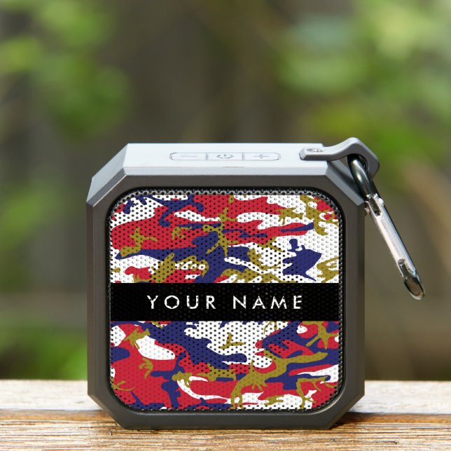 Independence day Camouflage Your name Personalize Bluetooth Speaker (Insitu(Outdoor))